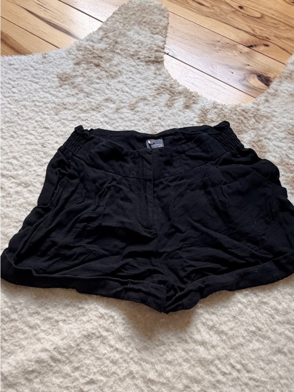 Sparkle + fade black shorts size 0